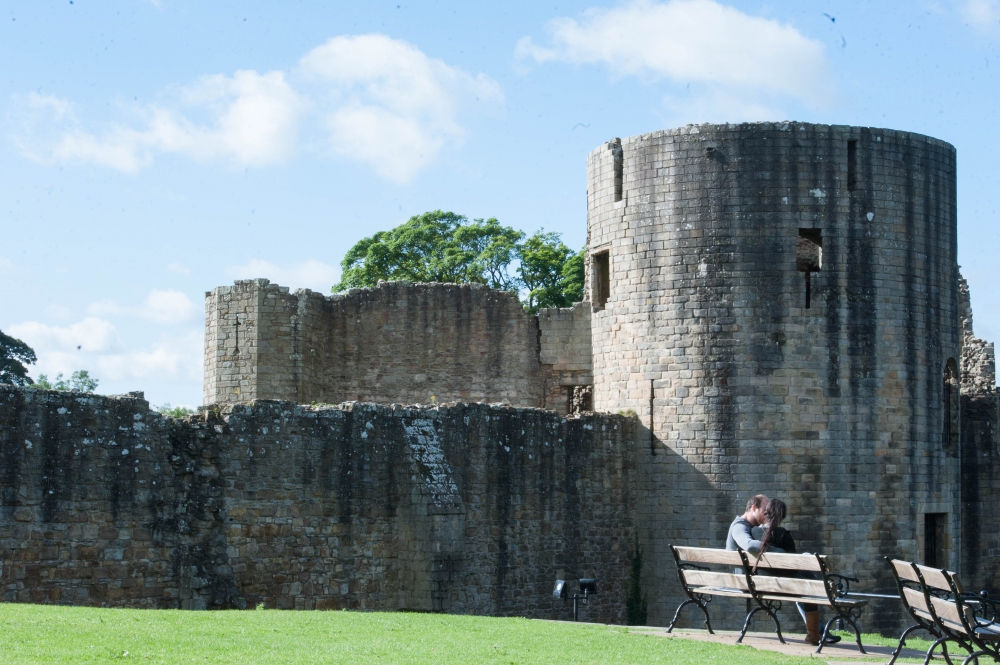 Taking a moment at Barnard Castle 