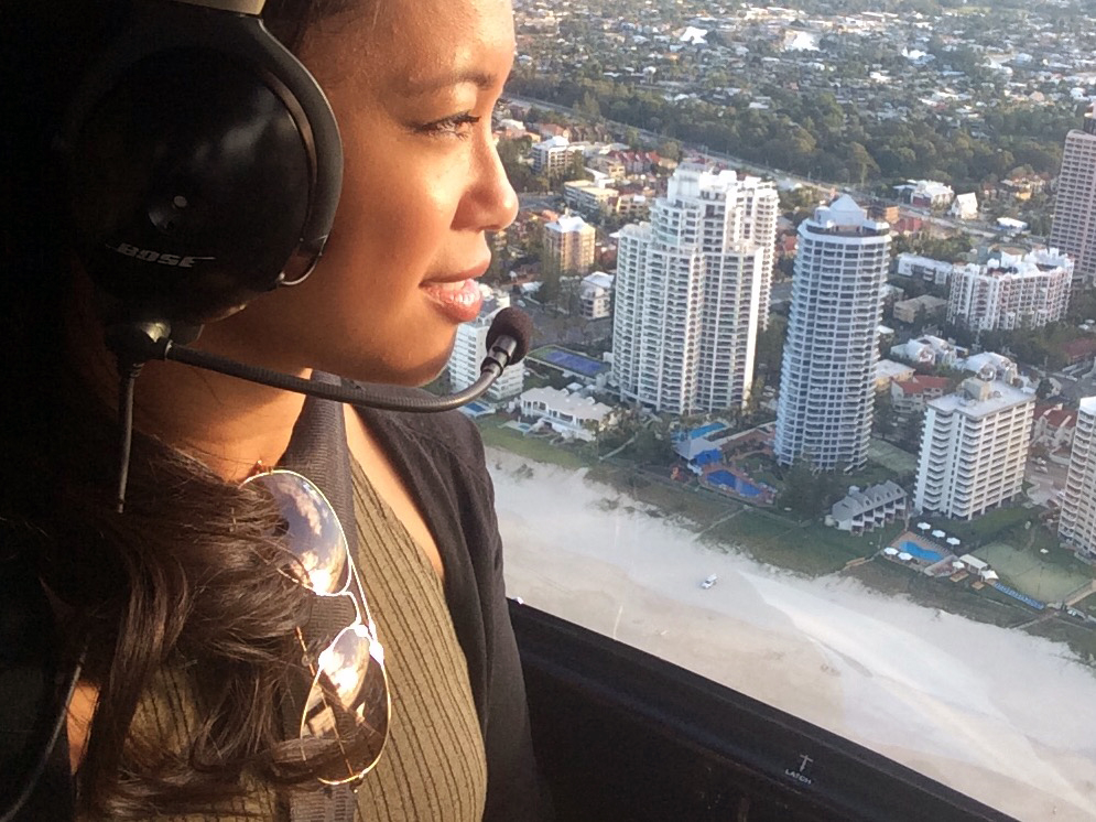Helicopter ride over the Gold Coast