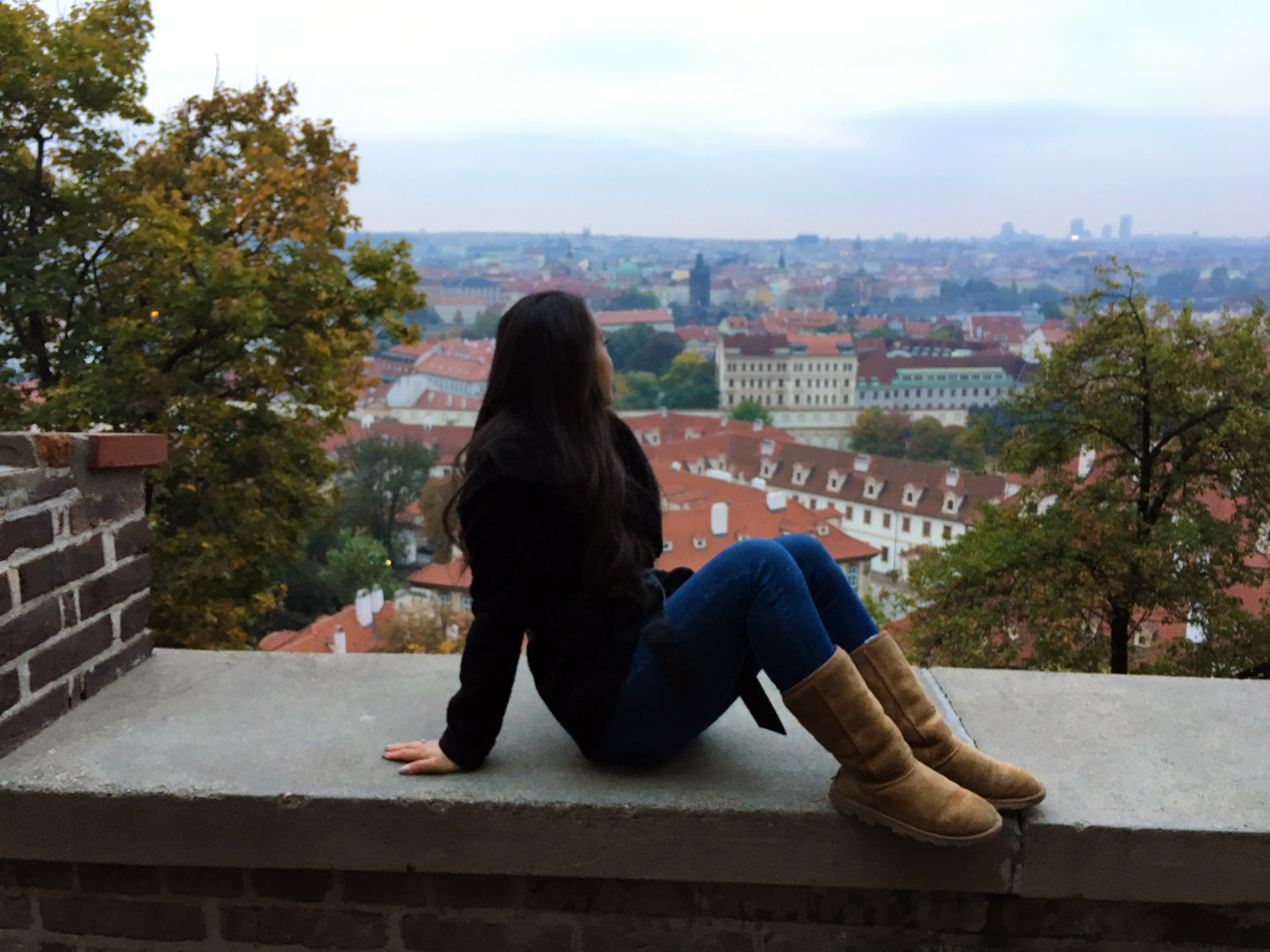 The view of Prague from the Castle
