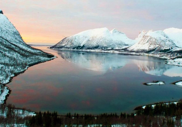 Senja at Sunset in Norway
