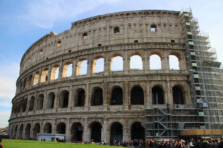 The scale of the Colosseum