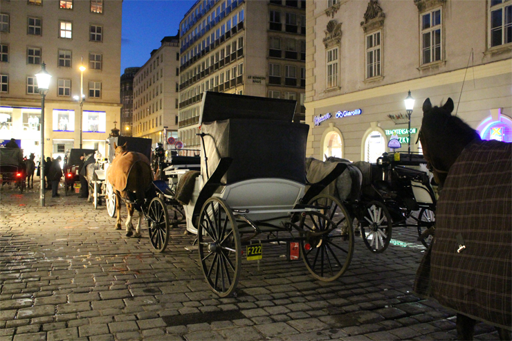 Horse and Carriages outside St. Stephen's Cathedral
