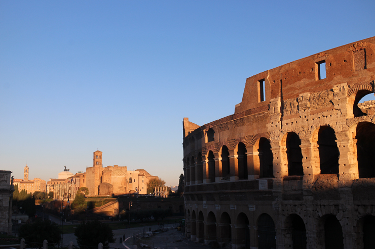 Sunrise at the Colosseum