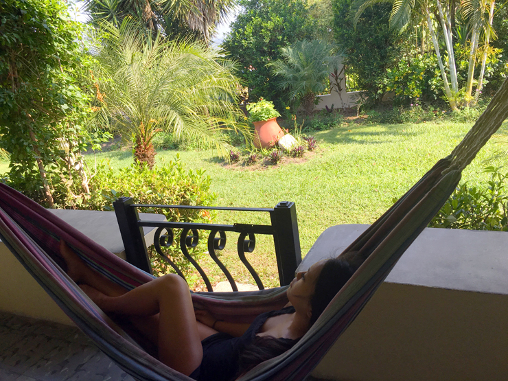 San Ignacio Resort Hotel garden hammock