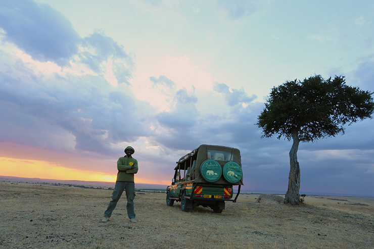 Kenya, Masai Mara, Masai, Kananga International, Julia's River Camp, Safari, East Africa, Sundowner, Sunset, African Sunset
