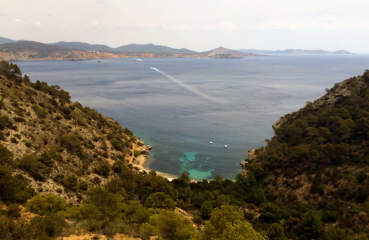 Overlooking Cala Llentrisca