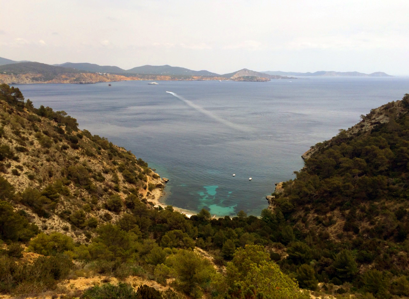 Overlooking Cala Llentrisca