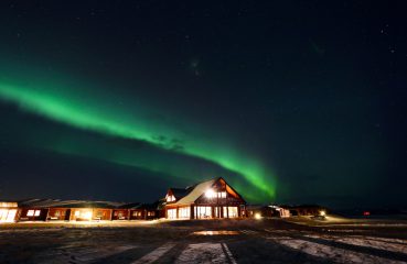 Northern Lights over Hotel Ranga