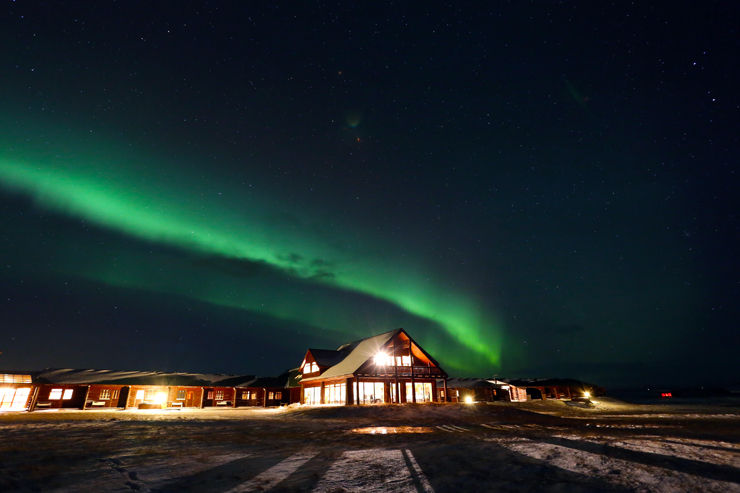 Northern Lights over Hotel Ranga