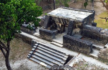 The view from above Cahal Pech