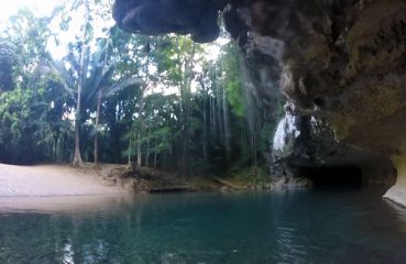 The lagoon before we entered the Underworld