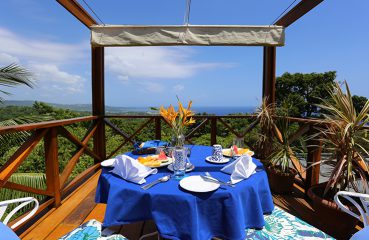 Breakfast on The Perch at Mocking Bird Hill