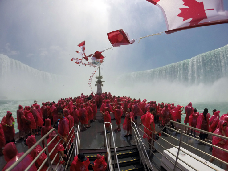 Niagara Falls, Into the Mist, Hornblower cruises, boat ride