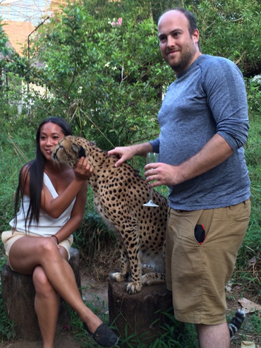 Meeting Tyson the Cheetah